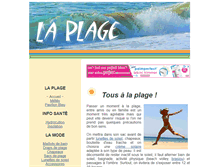 Tablet Screenshot of la-plage.noname.fr